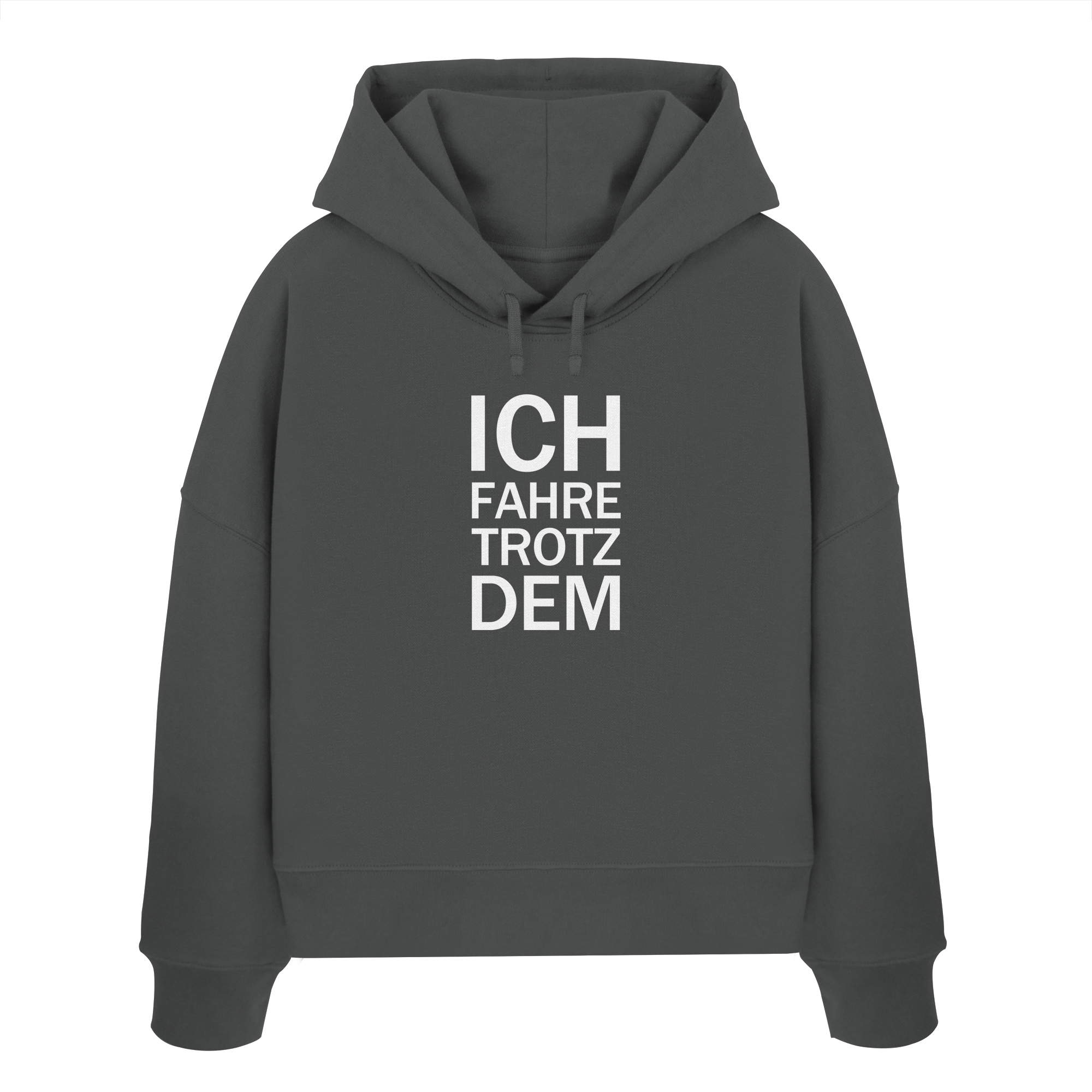 Womens Organic Boxcut Hoodie - Manuel J Montoya Merch