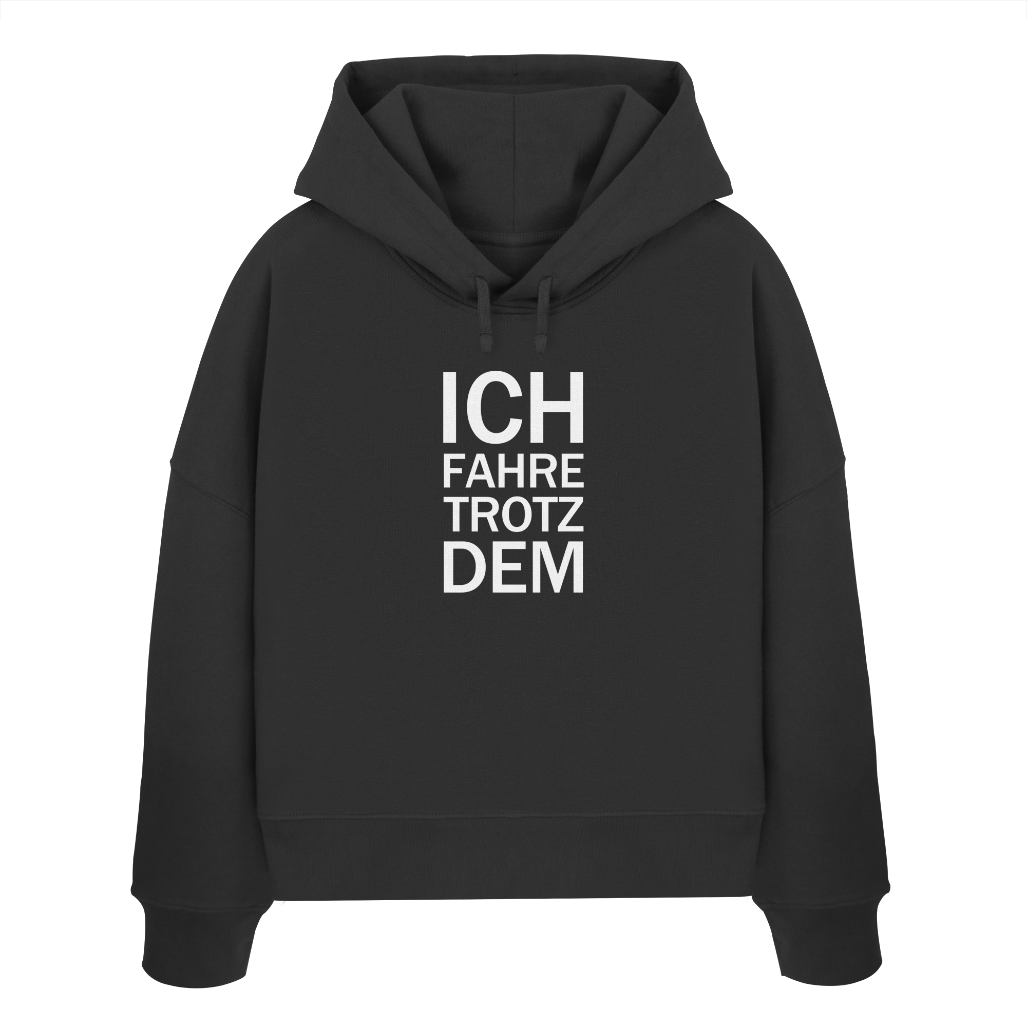 Womens Organic Boxcut Hoodie - Manuel J Montoya Merch