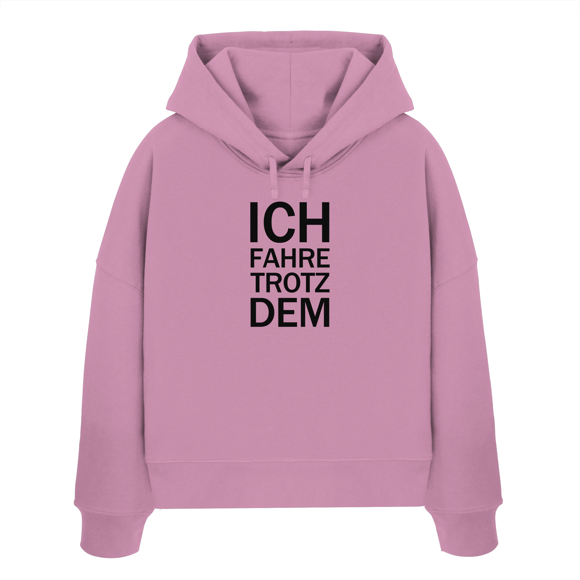 Womens Organic Boxcut Hoodie - Manuel J Montoya Merch