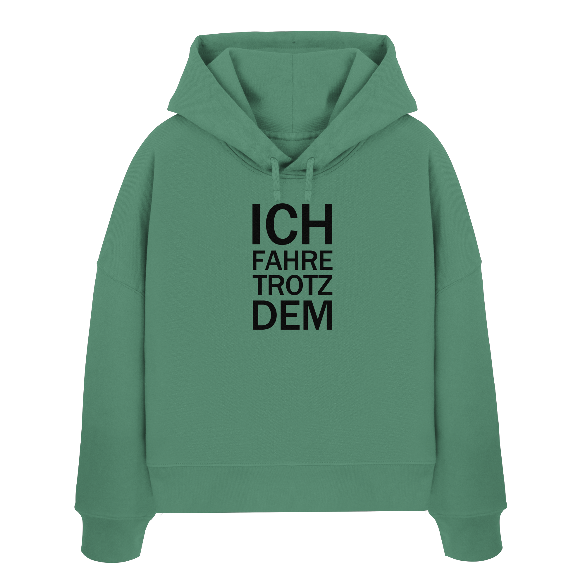 Womens Organic Boxcut Hoodie - Manuel J Montoya Merch