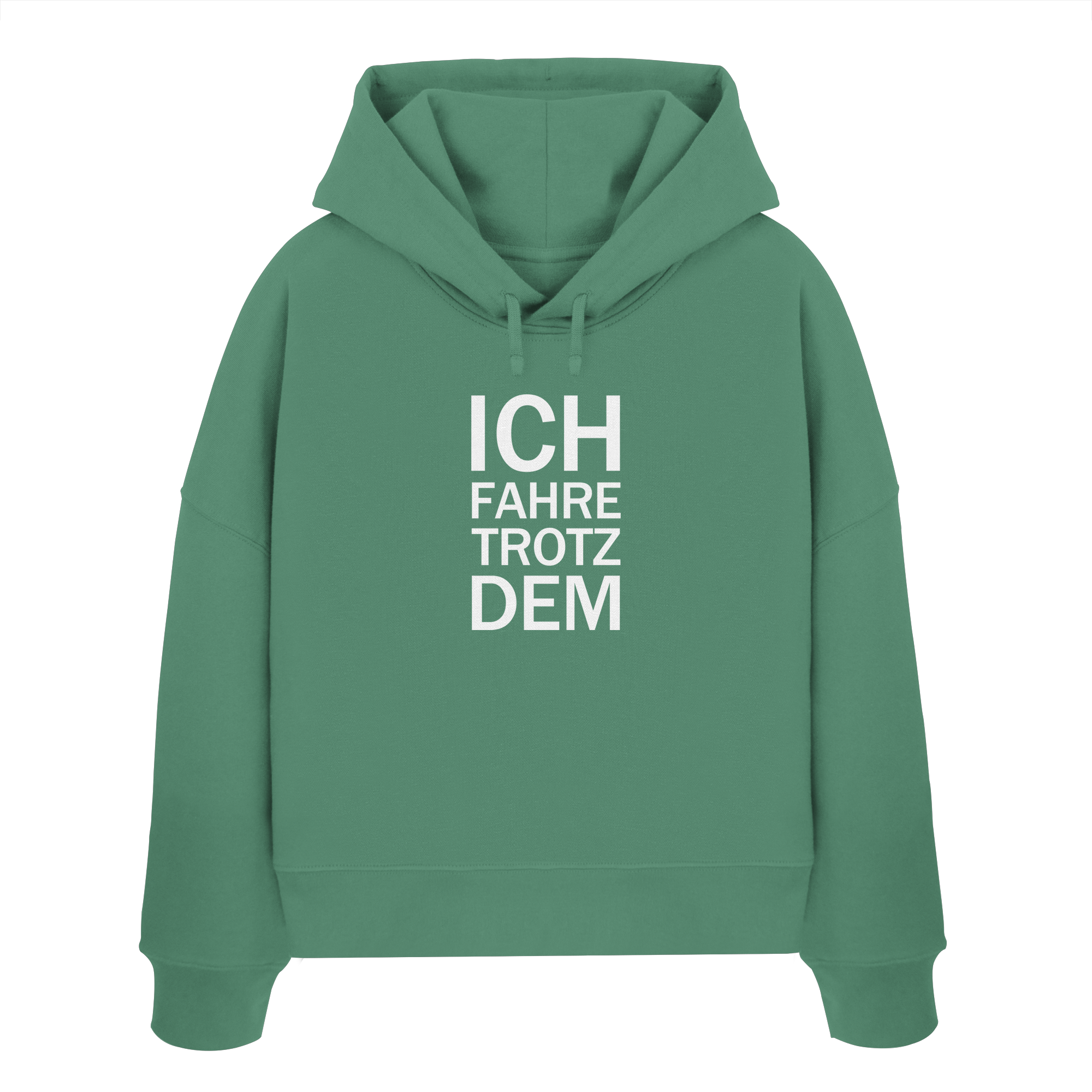 Womens Organic Boxcut Hoodie - Manuel J Montoya Merch